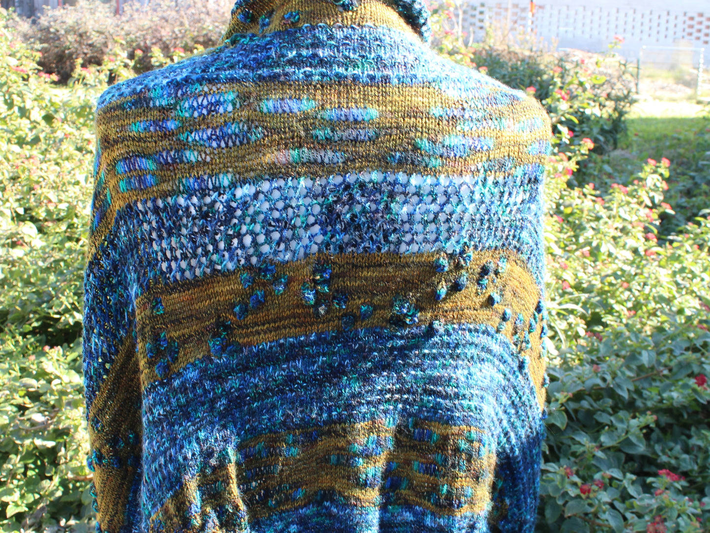 METAMORPHOSIS SHAWL - Assigned Pooling Knitting Pattern - Purple Lamb