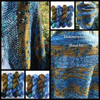 METAMORPHOSIS SHAWL KIT - Dyed to Order