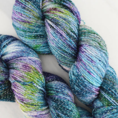 MONET'S CATHEDRAL on Twinkle Sock- Hand-Dyed Yarn