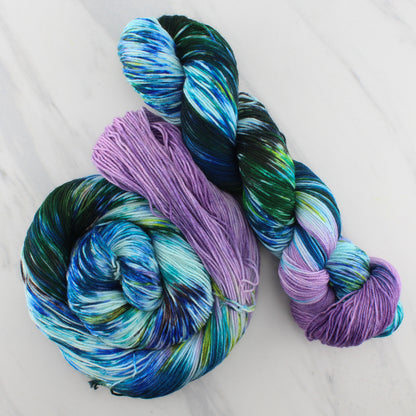 MONET'S WATER LILIES - Yarn Dyed to Order - Assigned Pooling Colorway