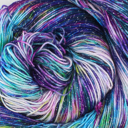 NORTHERN LIGHTS on Sparkly Merino Sock