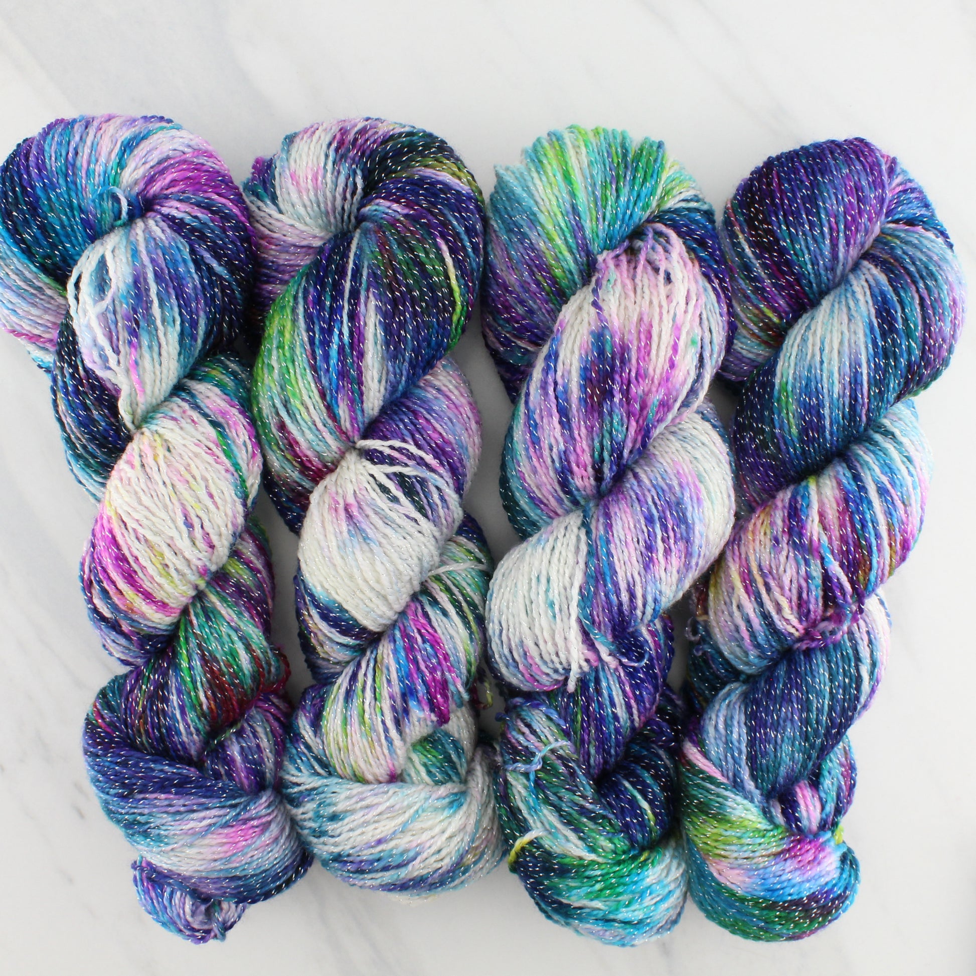 NORTHERN LIGHTS on Twinkle Sock- Hand-Dyed Yarn - Purple Lamb