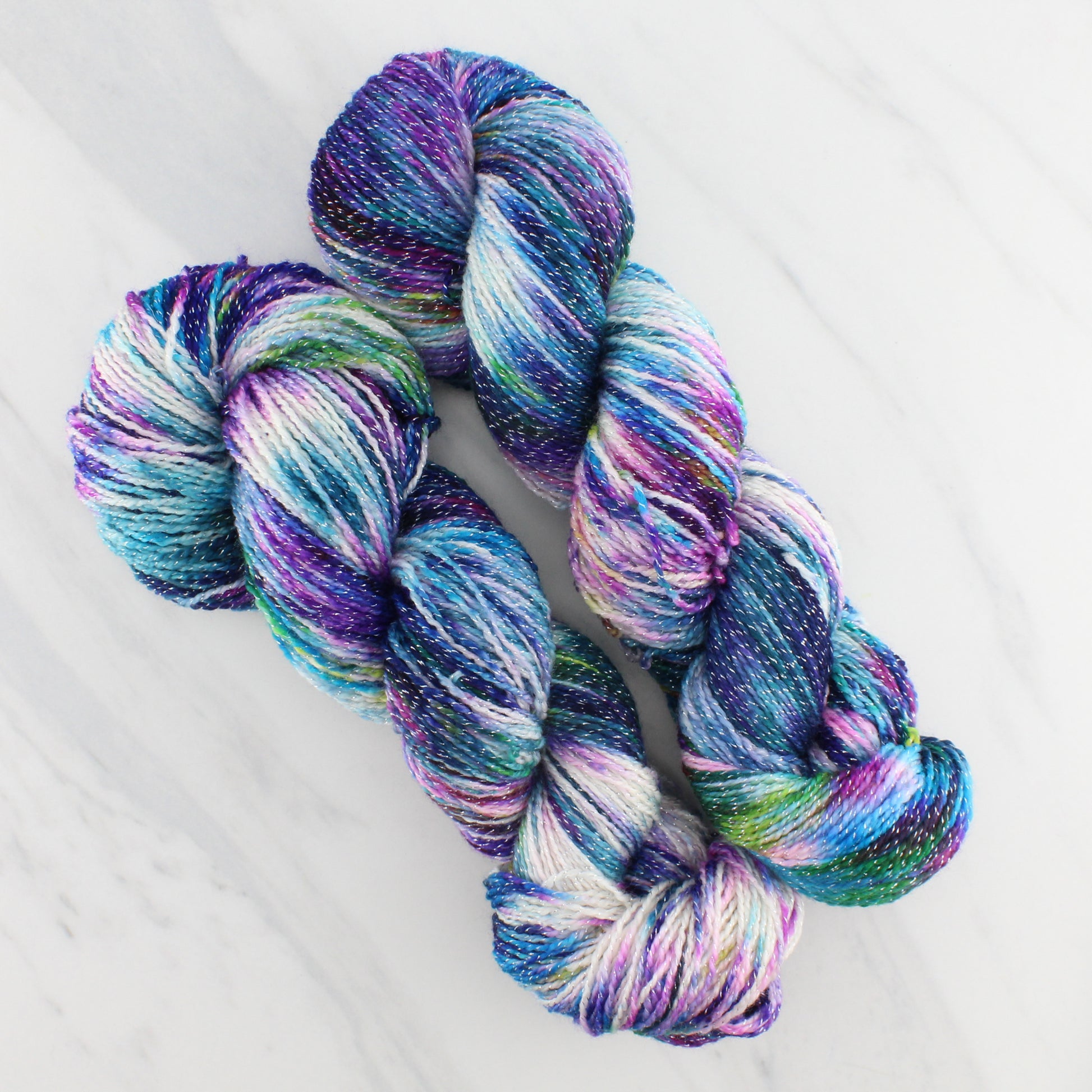 NORTHERN LIGHTS on Twinkle Sock- Hand-Dyed Yarn - Purple Lamb