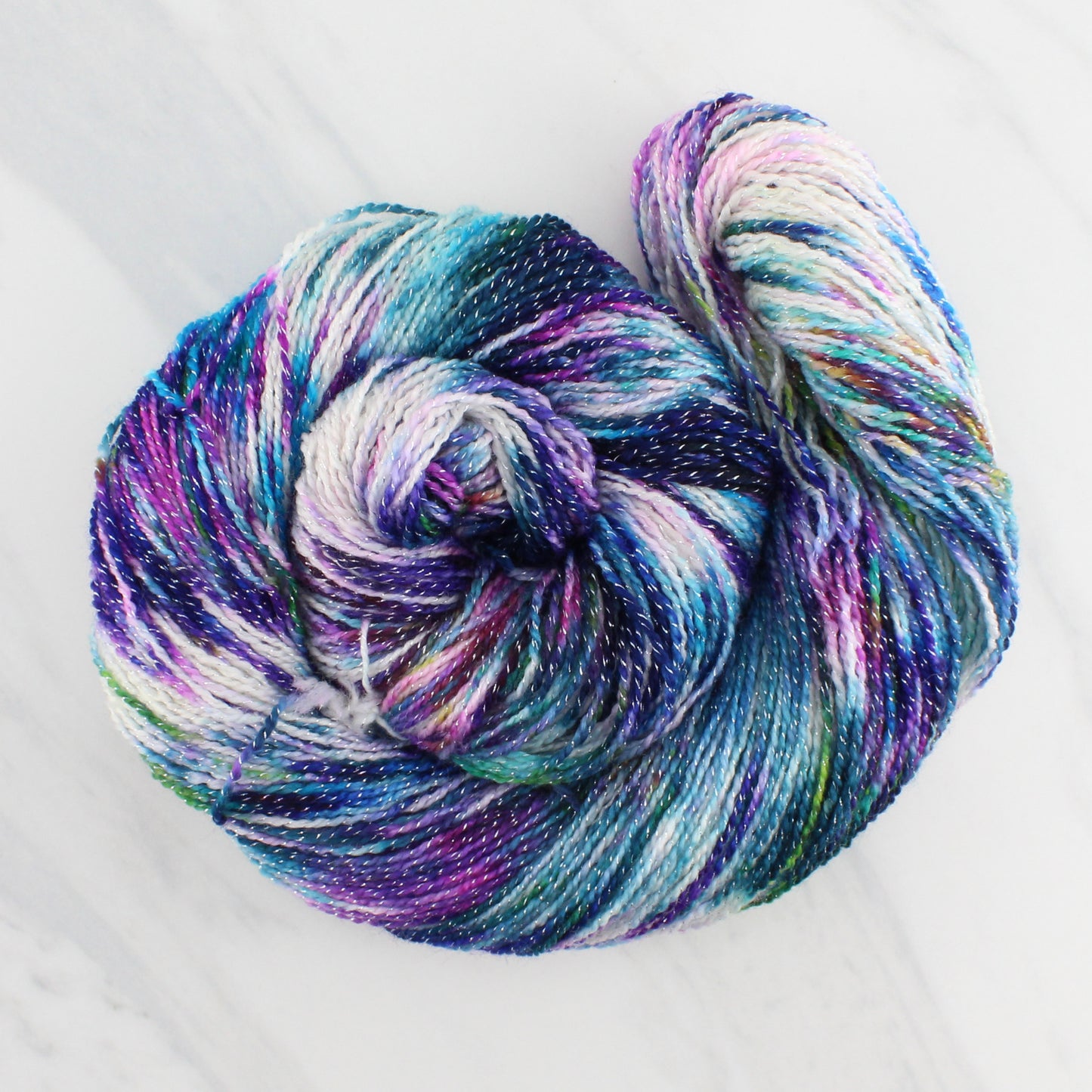 NORTHERN LIGHTS on Twinkle Sock- Hand-Dyed Yarn - Purple Lamb