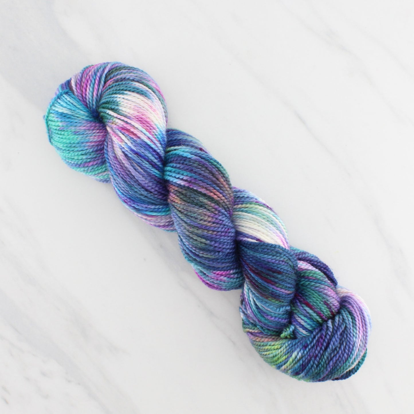 NORTHERN LIGHTS on Buttery Soft DK- Hand-Dyed Yarn - Purple Lamb