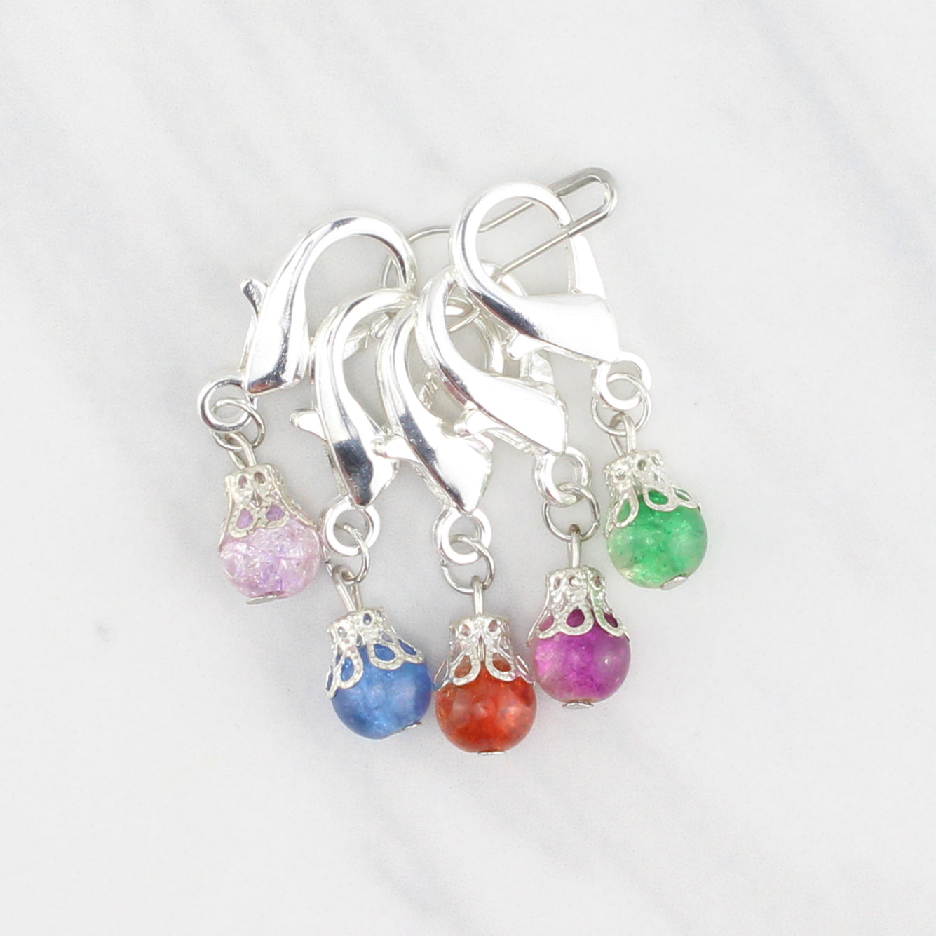 ORNAMENT STITCH MARKER SETS FOR KNITTING AND CROCHETING