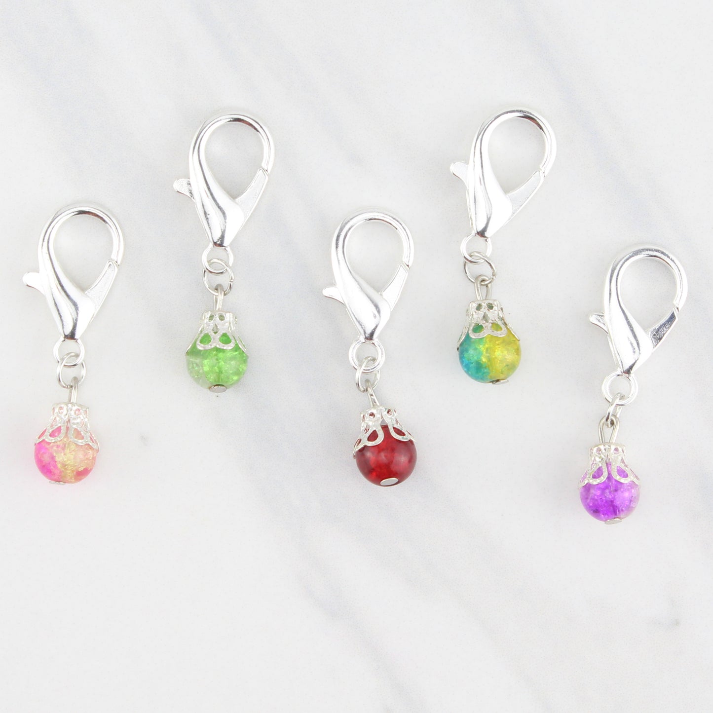 ORNAMENT STITCH MARKER SETS FOR KNITTING AND CROCHETING