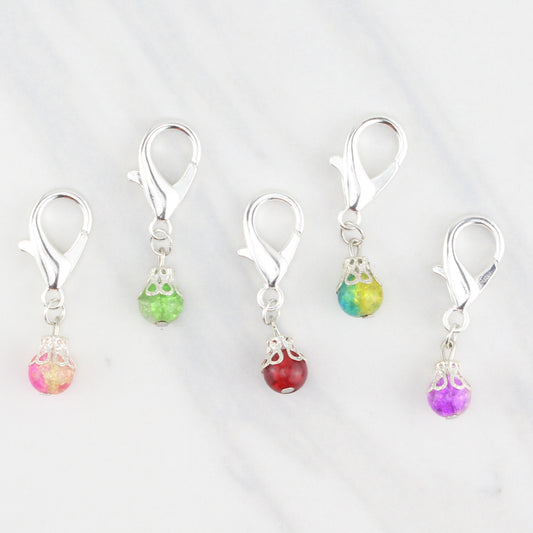 ORNAMENT STITCH MARKER SETS FOR KNITTING AND CROCHETING