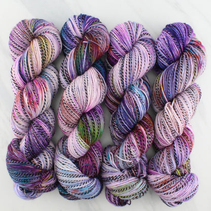 PARIS on Stained Glass Sock - Indie-Dyed Yarn - Purple Lamb