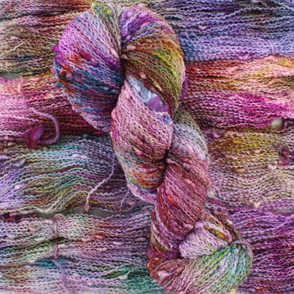 PARIS on Squiggle Sock - Indie-Dyed Yarn - Purple Lamb