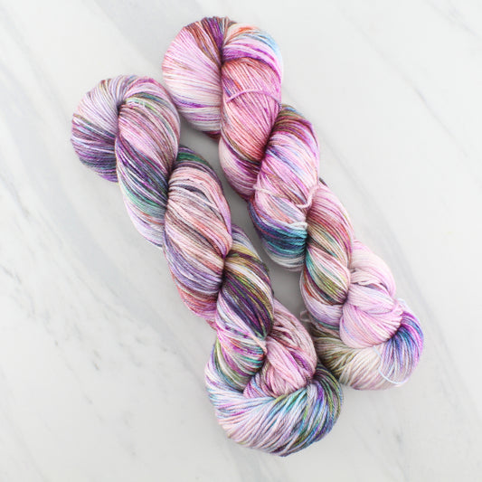 PARIS on So Silky Sock - Indie-Dyed Yarn - Purple Lamb