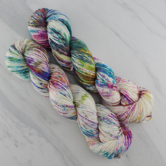 PARTY LIKE IT'S 2029 on Buttery Soft DK - Indie-Dyed Yarn - Purple Lamb