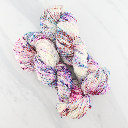 PARTY LIKE IT'S 2029 on Squiggle Sock - Indie-Dyed Yarn - Purple Lamb