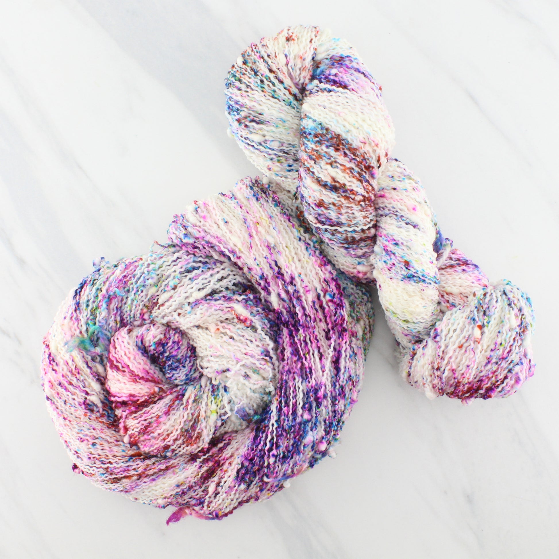 PARTY LIKE IT'S 2029 on Squiggle Sock - Indie-Dyed Yarn - Purple Lamb