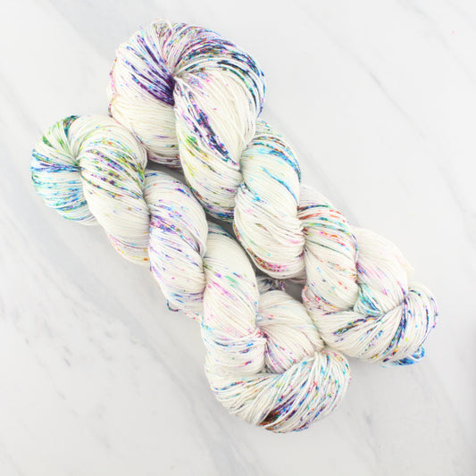 PARTY LIKE IT'S 2029 on So Silky Sock - Indie-Dyed Yarn - Purple Lamb