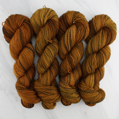 PUMPKIN SPICE on Stained Glass Sock - Indie-Dyed Yarn