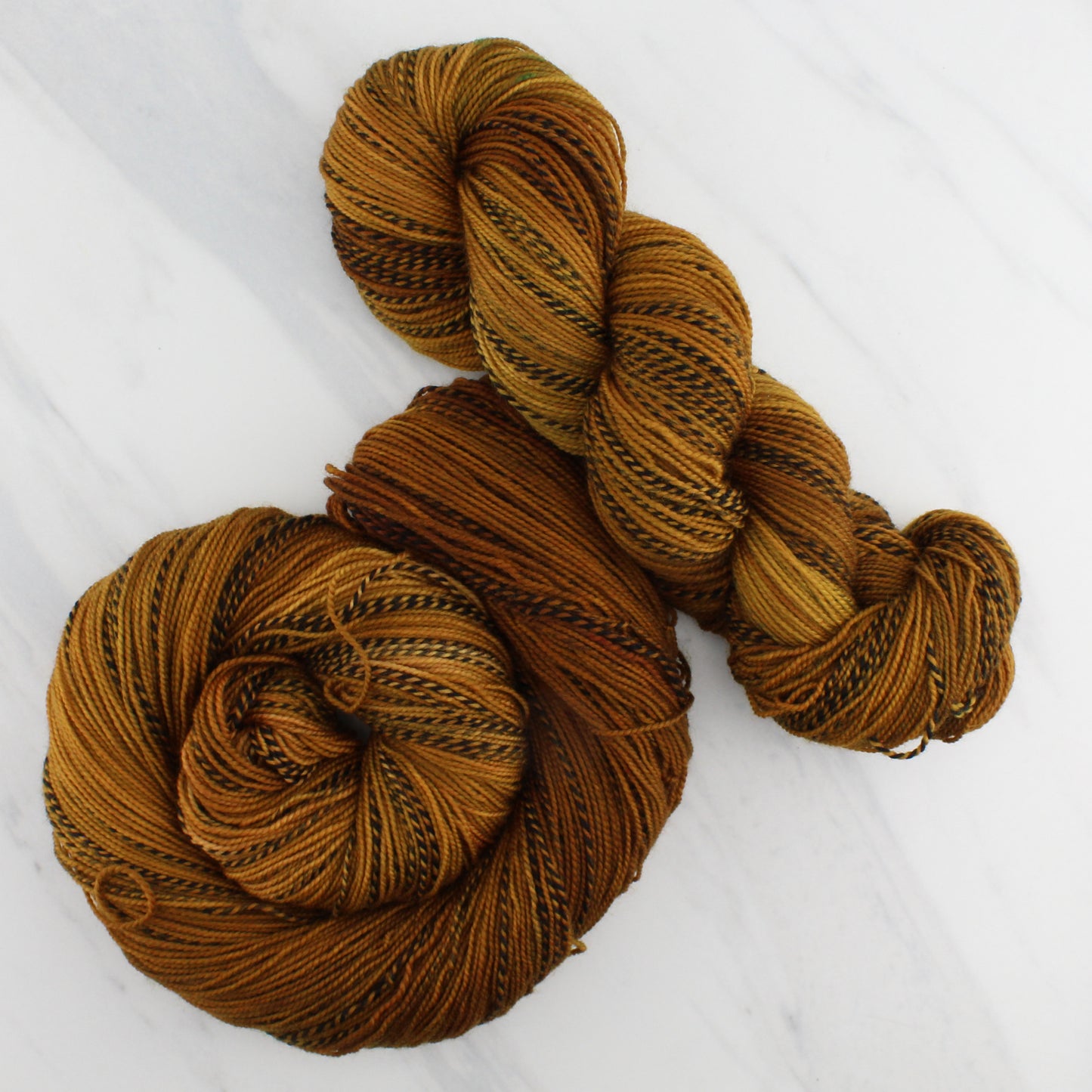 PUMPKIN SPICE on Stained Glass Sock - Indie-Dyed Yarn