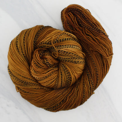 PUMPKIN SPICE on Stained Glass Sock - Indie-Dyed Yarn