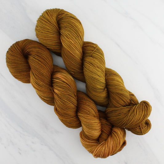 PUMPKIN SPICE Hand-Dyed Yarn on Sock Perfection