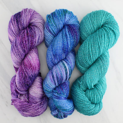 TURQUOISE on Twinkle Sock- Indie-Dyed Yarn