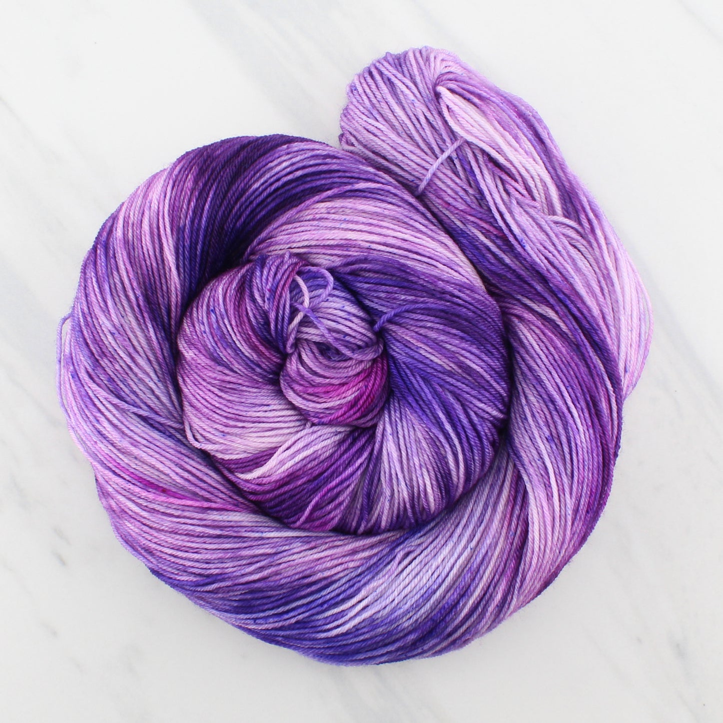 PURPLE DELIGHT on Sock Perfection - Indie-Dyed Yarn - Purple Lamb