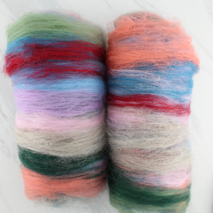 RENOIR'S VASE OF ROSES Art Batts to Spin and Felt