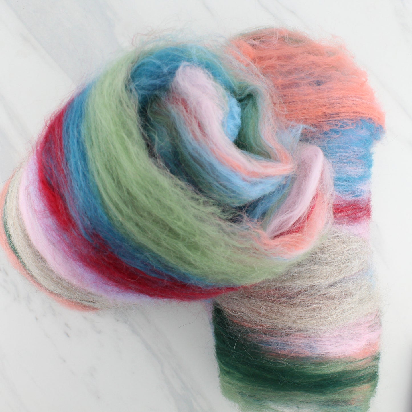 RENOIR'S VASE OF ROSES Art Batts to Spin and Felt