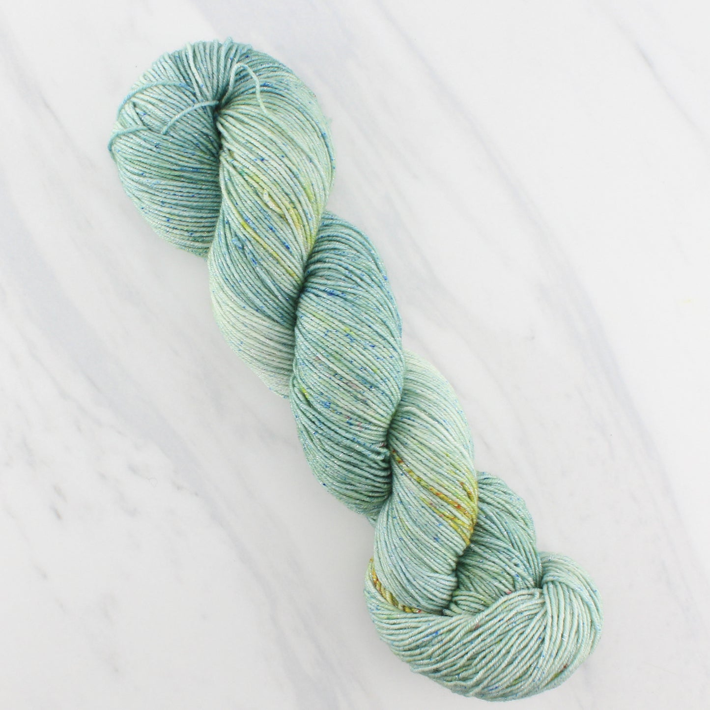 SAGE on Sparkly Merino Sock