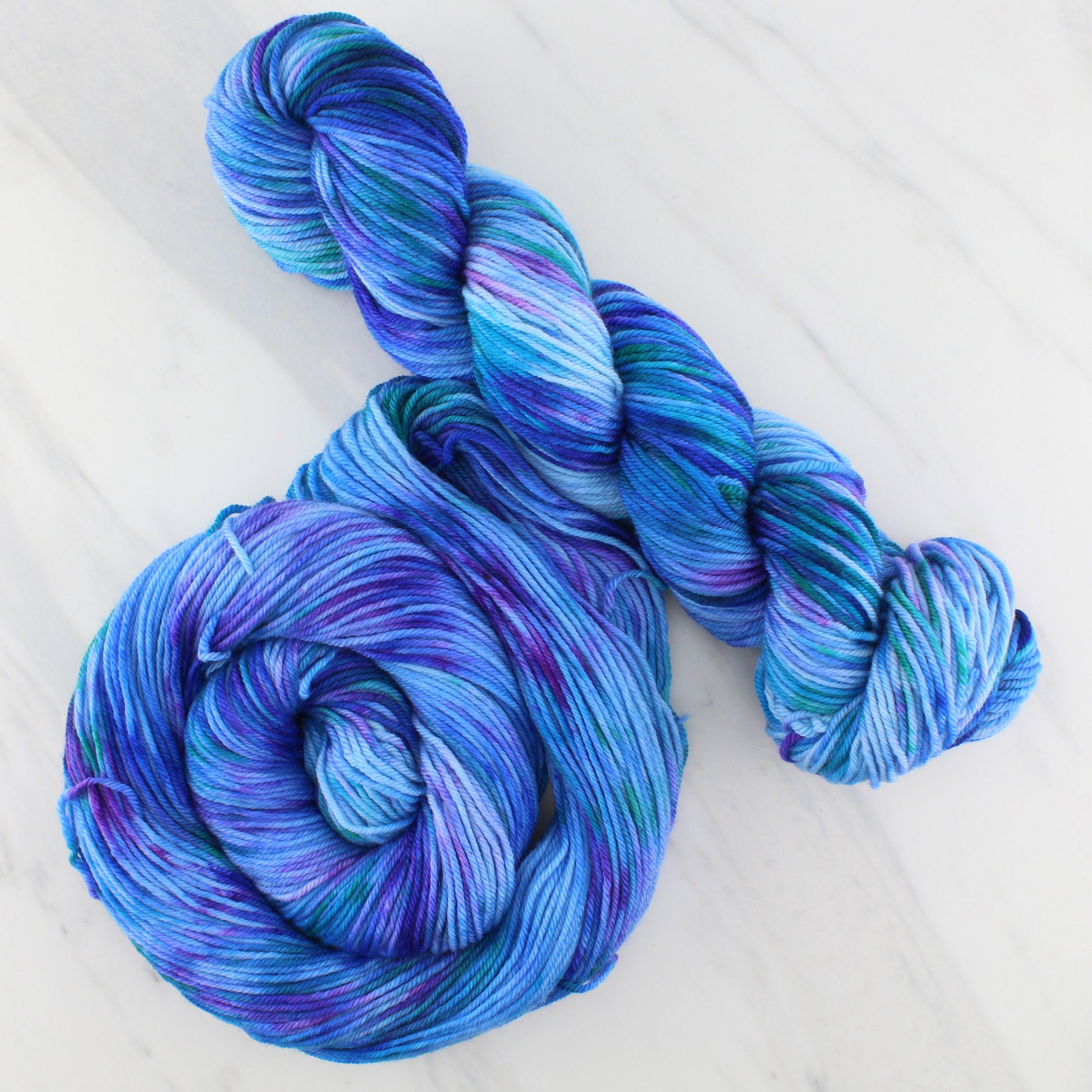 SAPPHIRE DREAMS on Squoosh DK - Indie-Dyed Yarn - Purple Lamb