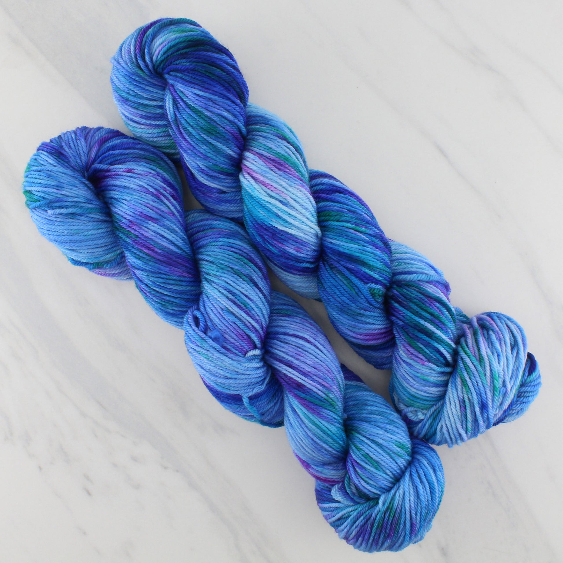 SAPPHIRE DREAMS on Squoosh DK - Indie-Dyed Yarn - Purple Lamb