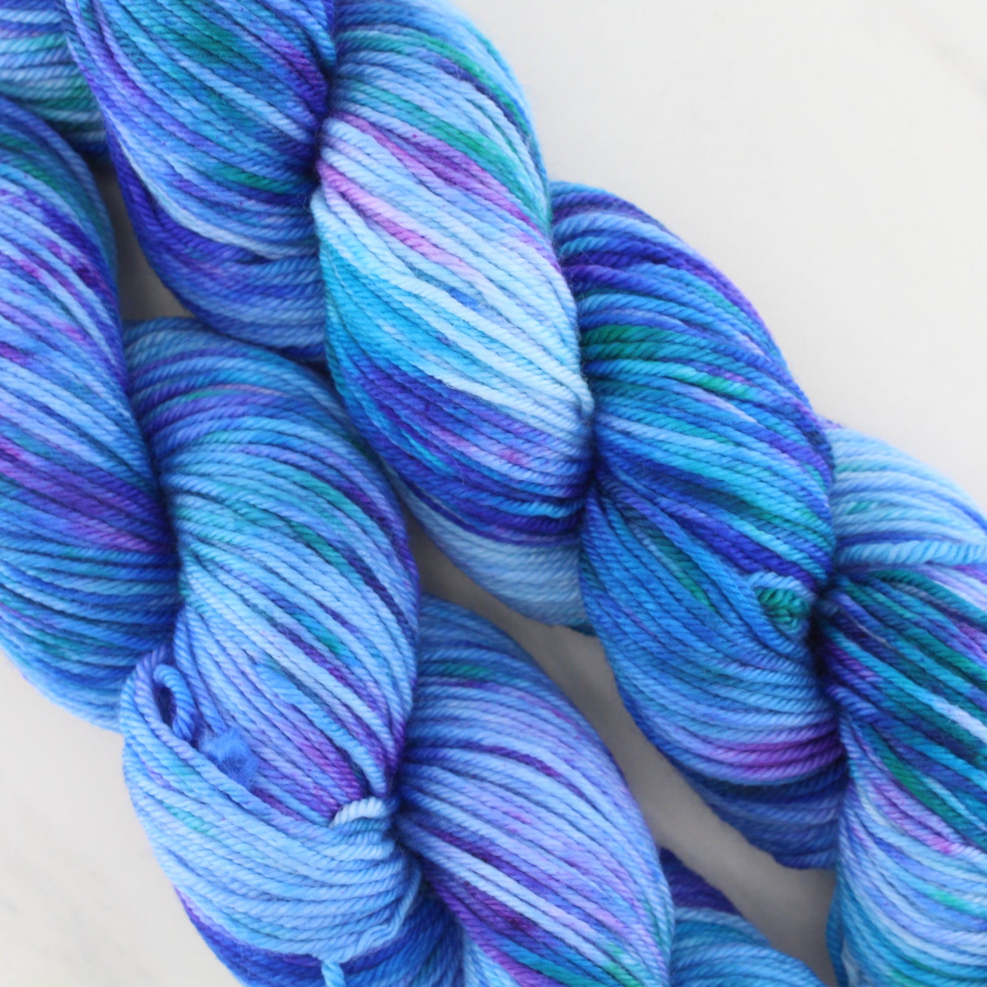 SAPPHIRE DREAMS on Squoosh DK - Indie-Dyed Yarn - Purple Lamb