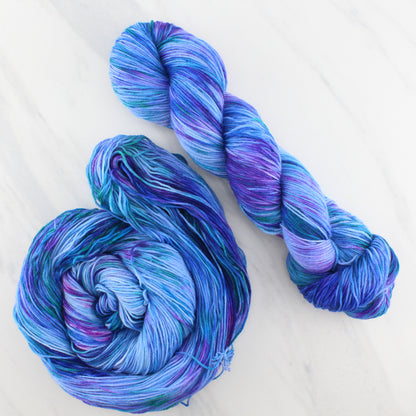 SAPPHIRE DREAMS on Sock Perfection - Indie-Dyed Yarn - Purple Lamb