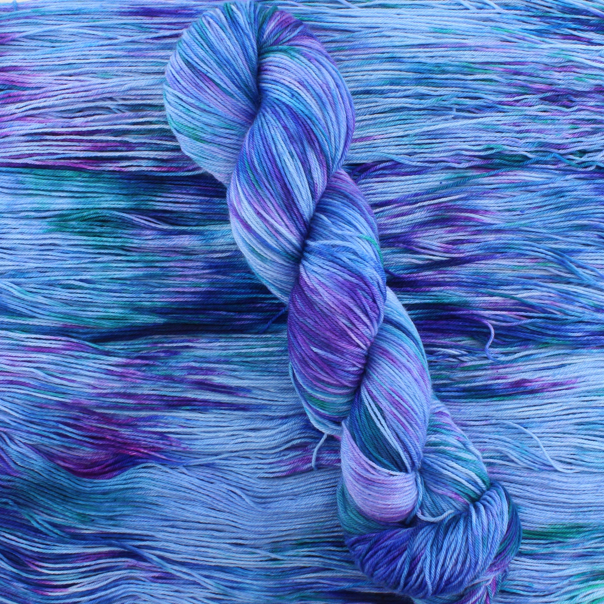 SAPPHIRE DREAMS on Sock Perfection - Indie-Dyed Yarn - Purple Lamb