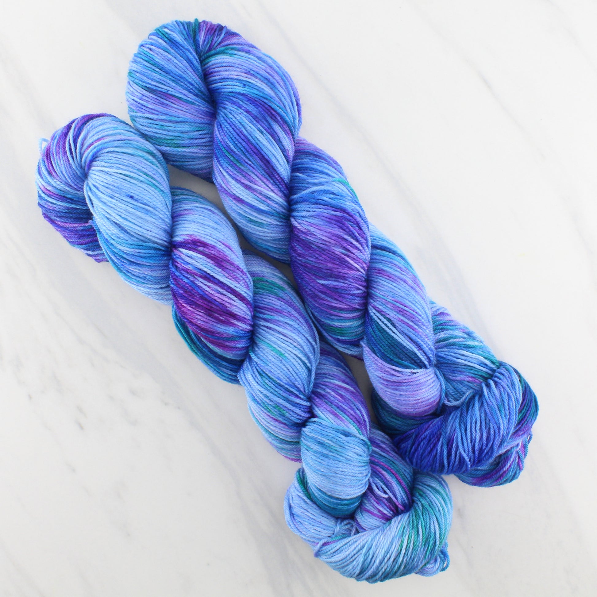 SAPPHIRE DREAMS on Sock Perfection - Indie-Dyed Yarn - Purple Lamb