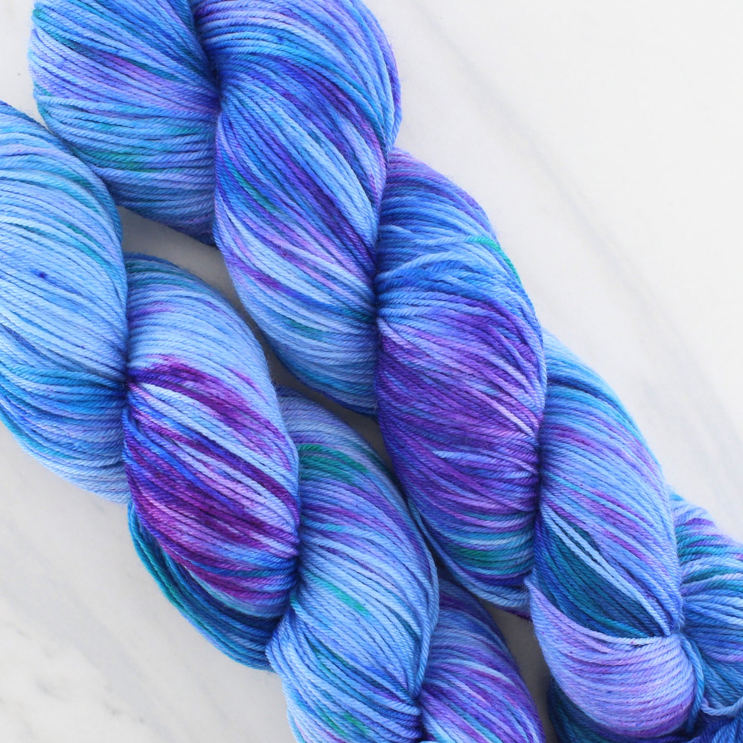 SAPPHIRE DREAMS on Sock Perfection - Indie-Dyed Yarn - Purple Lamb