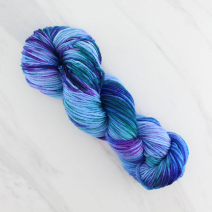 SAPPHIRE DREAMS on Squoosh Worsted- Hand-Dyed Yarn