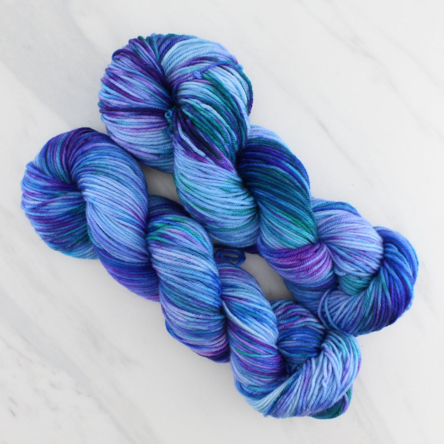 SAPPHIRE DREAMS on Squoosh Worsted- Hand-Dyed Yarn