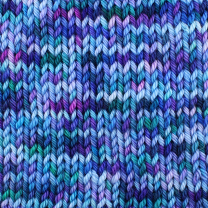 SAPPHIRE DREAMS on Squoosh Worsted- Hand-Dyed Yarn