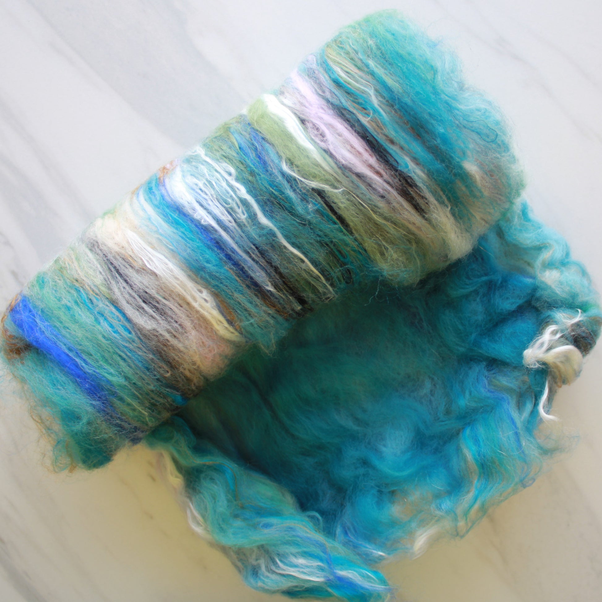 SARGASSO SEA Art Batts to Spin and Felt - Purple Lamb