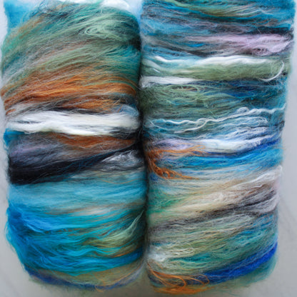 SARGASSO SEA Art Batts to Spin and Felt - Purple Lamb