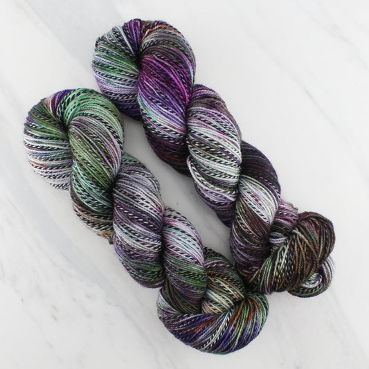 SMITTEN on Stained Glass Sock - Indie-Dyed Yarn - Purple Lamb