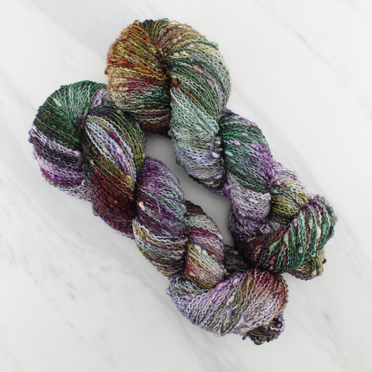 SMITTEN on Squiggle Sock - Indie-Dyed Yarn - Purple Lamb