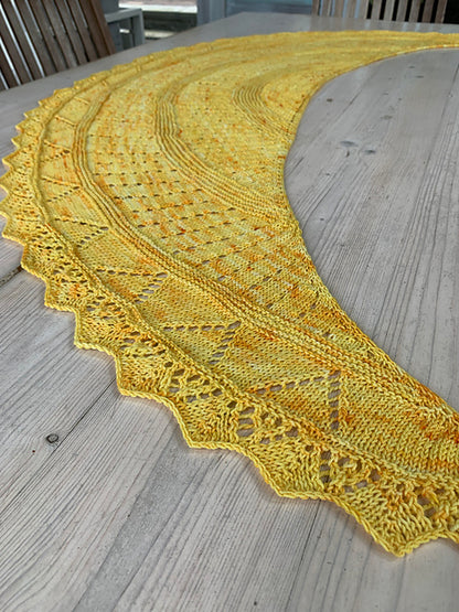 SUNFLOWER Indie-Dyed Yarn on Squoosh DK in Solidarity with Ukraine