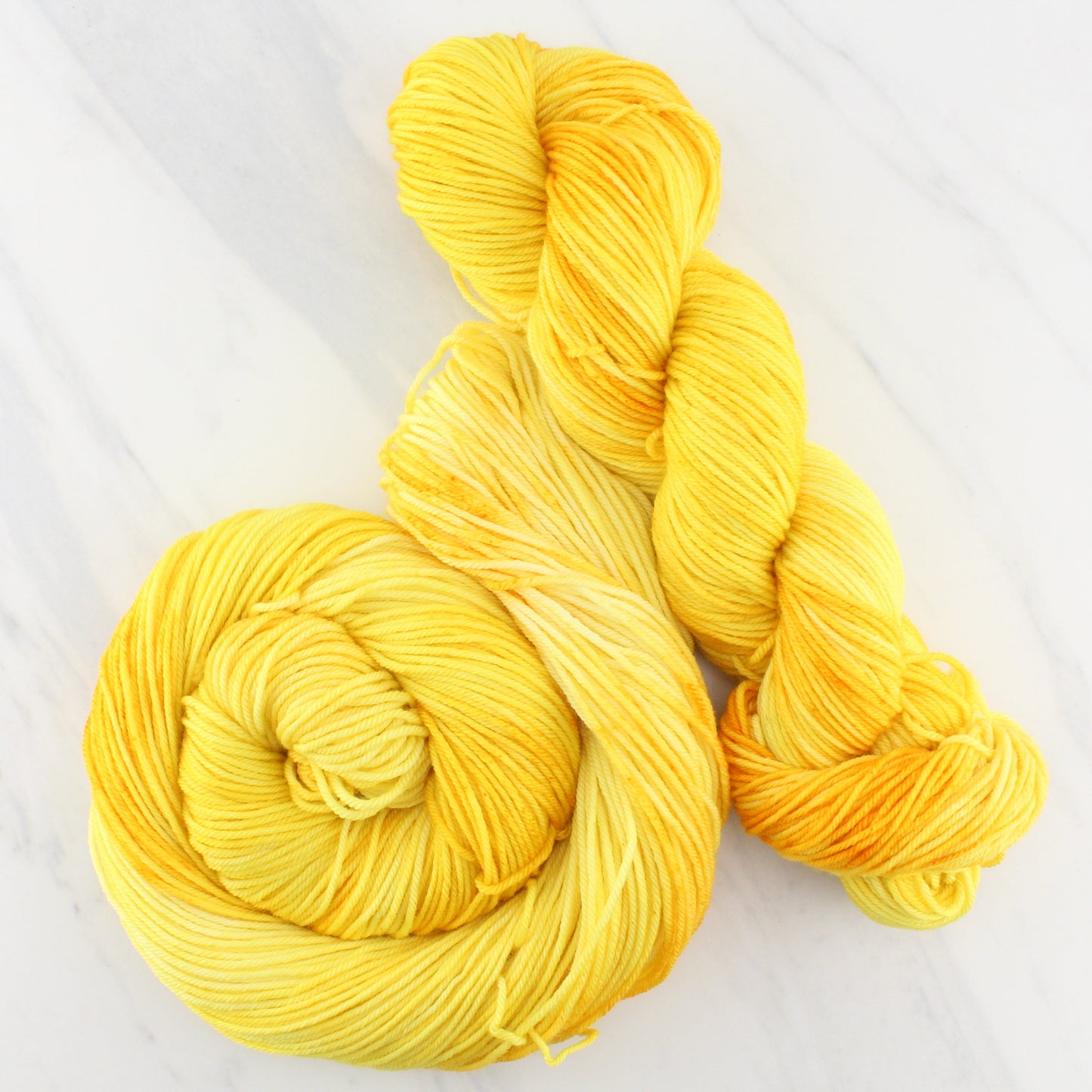 SUNFLOWER Indie-Dyed Yarn on Squoosh DK in Solidarity with Ukraine