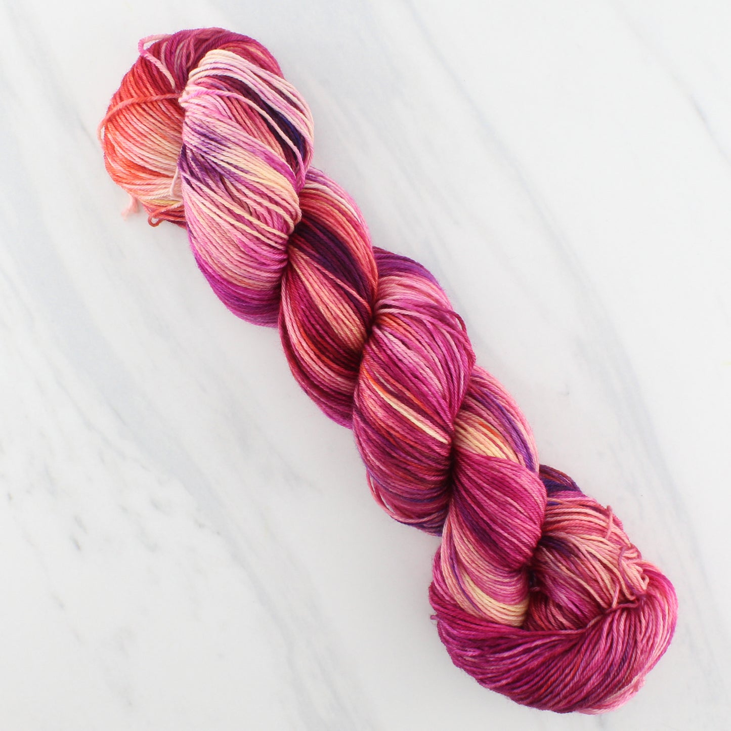 SUNSET AT SEA on Sock Perfection - Indie-Dyed Yarn - Purple Lamb