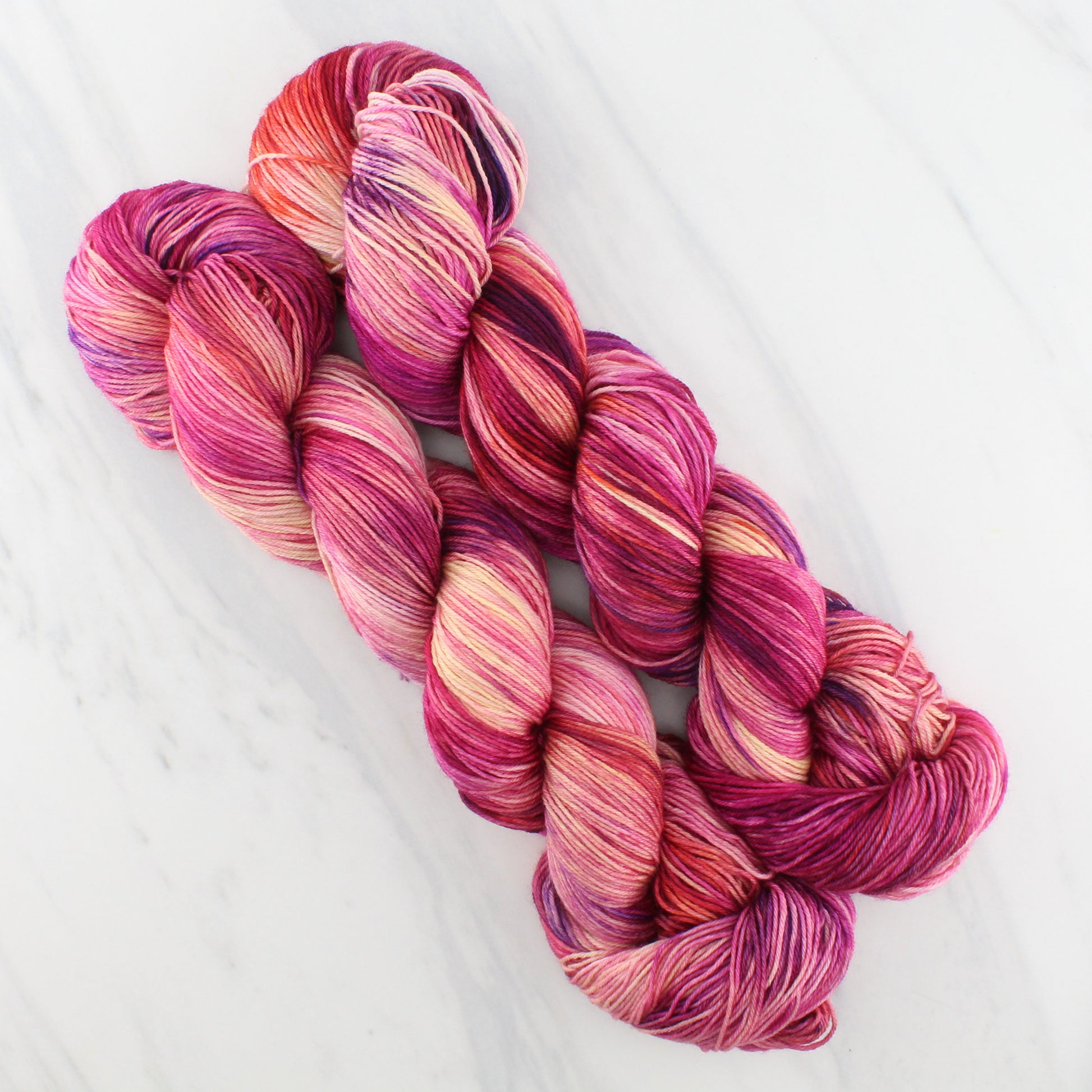 SUNSET AT SEA on Sock Perfection - Indie-Dyed Yarn - Purple Lamb