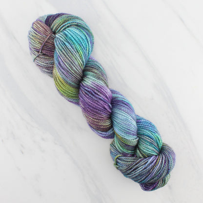 THE WEDDING OF ARAGORN AND ARWEN on Buttery Soft DK- Hand-Dyed Yarn - Purple Lamb