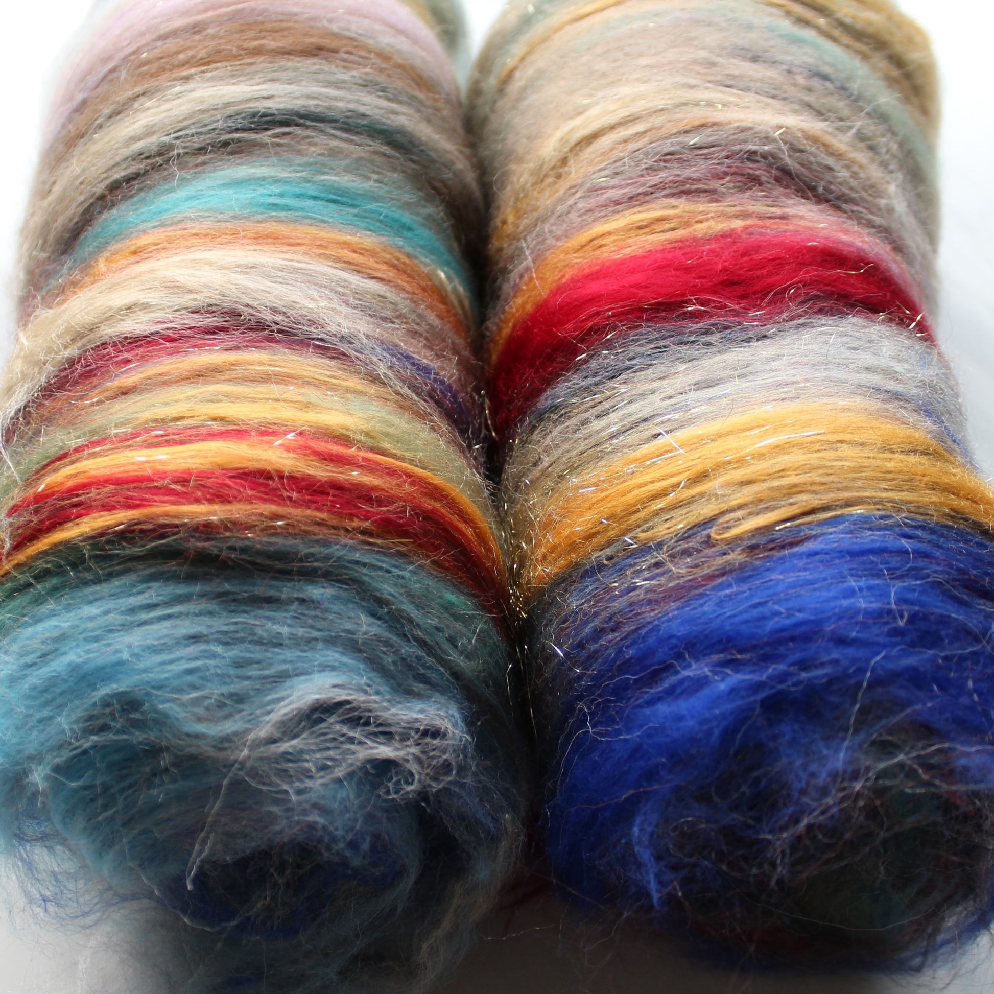 THOMAS COLE'S VOYAGE OF CHILDHOOD Art Batts to Spin and Felt - Purple Lamb