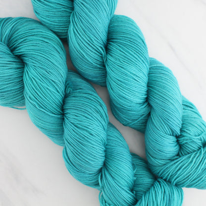 TURQUOISE on Sock Perfection - Indie-Dyed Yarn