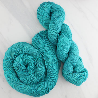 TURQUOISE on Sock Perfection - Indie-Dyed Yarn